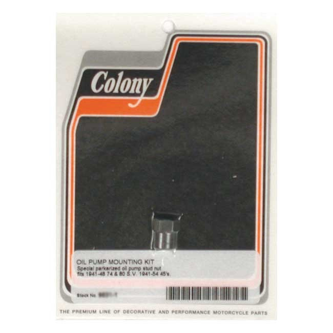 Colony Oil Pump Nut, Early Style 41-48 Sv B.T., 41-54 45