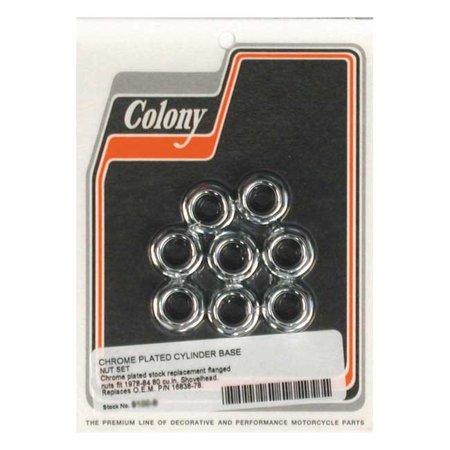 Colony Cyl Base Nut Kit 79-84 1340Cc B.T.