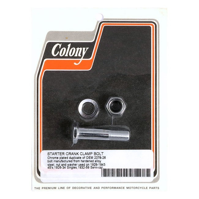 Colony Kickstarter Arm Bolt Kit 29-43 W, 26-34 Singles, 32-59 Servi-Ca