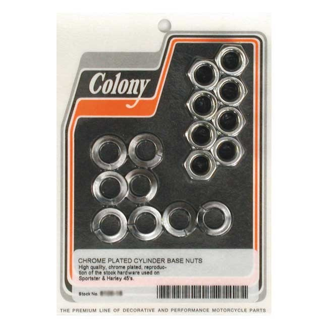 Colony Cyl Base Nut Kit 57-85 Xl, 29-73 45