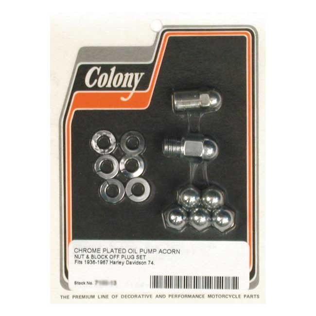Colony Oil Pump Mount Nuts, Acorn 36-67 B.T.