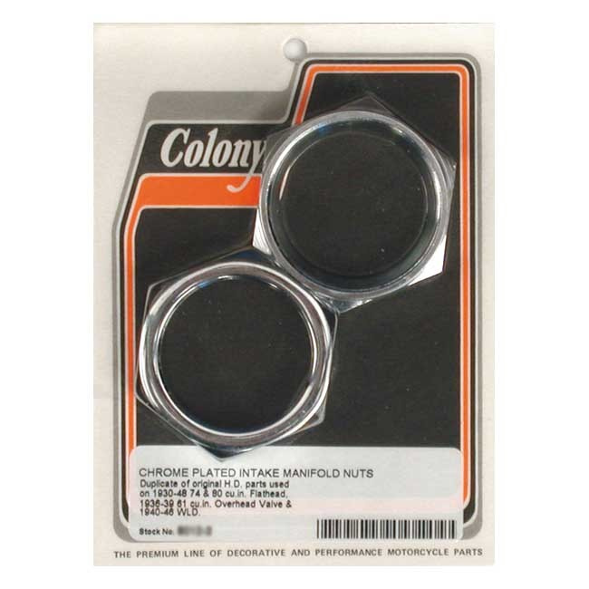 Colony Manifold Nuts, Plumber Style 34-48 74