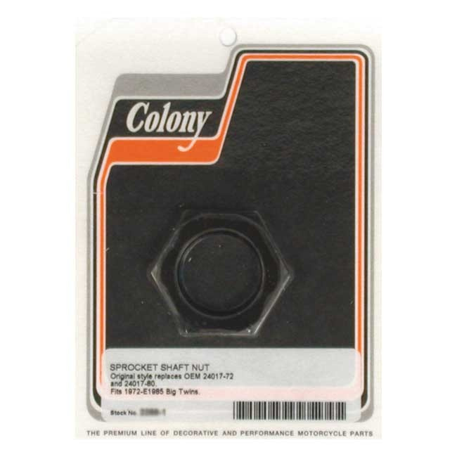 Colony, Sprocket Shaft Nut 72-86 B.T.