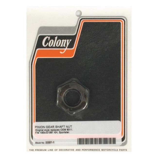 Colony, Nut. Pinion And Sprocket Shaft 54-E81 Xl
