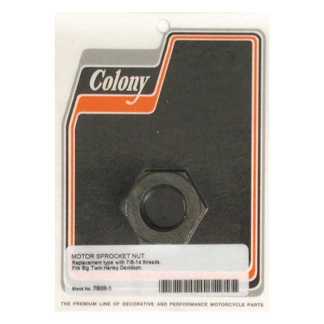 Colony Motor Sprocket Nut 55-E70 Fl