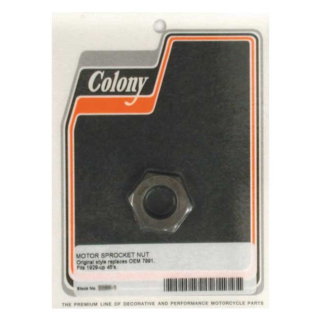 Colony Motor Sprocket Nut 29-73 45