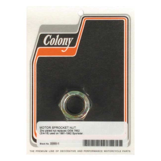 Colony Motor Sprocket Nut 91-92 Xl