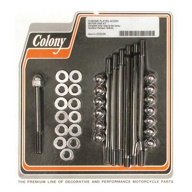 Colony Crankcase Bolt Kit 48-64 Panhead