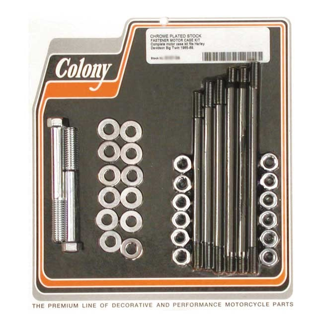 Colony Crankcase Bolt Kit 65-69 Pan & Early Shovel