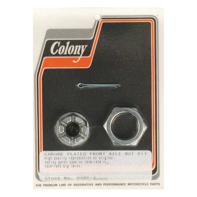 Colony Axle Nut Kit. Front 36-45 B.T., 30-36 B.T. Sv