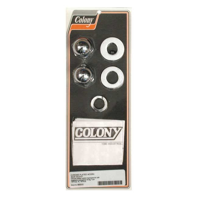 Colony Rear Axle Acorn Nut Conv. Kit 73-Up B.T., 79-Up Xl