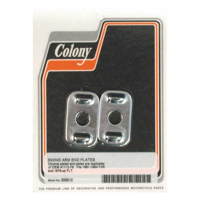 Colony, Swingarm End Caps 80-86 Flt, 82-94 Fxr