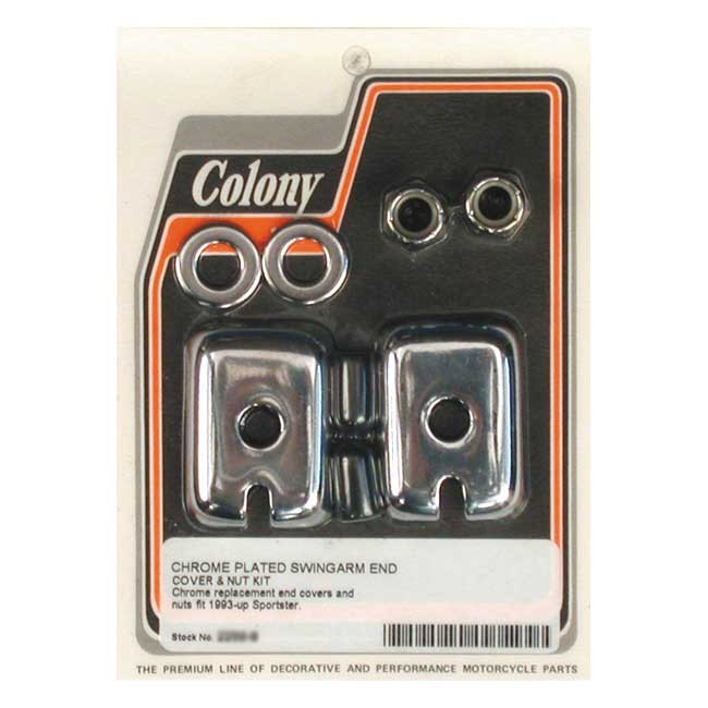 Colony Swingarm End Cap & Nut Kit 97-04 Xl