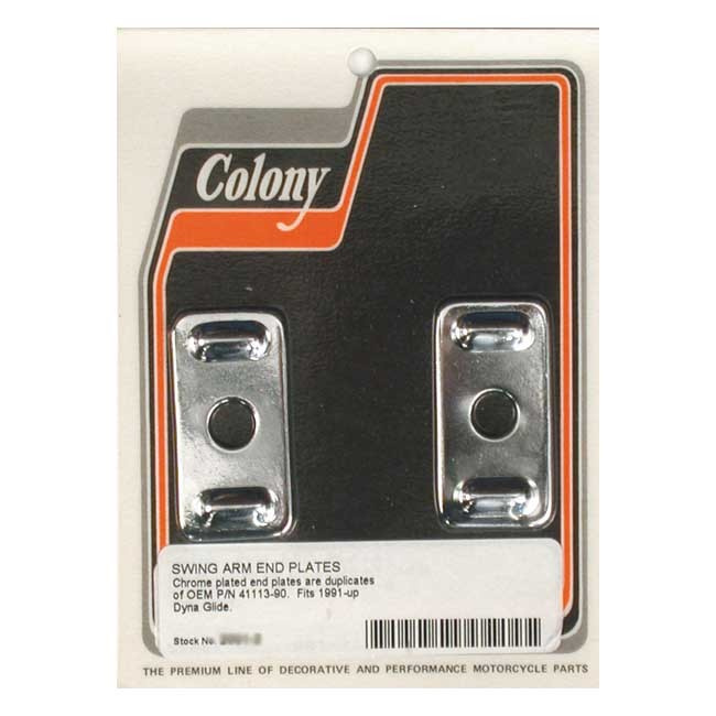 Colony End Caps, Axle Adjuster 93-05 Dyna