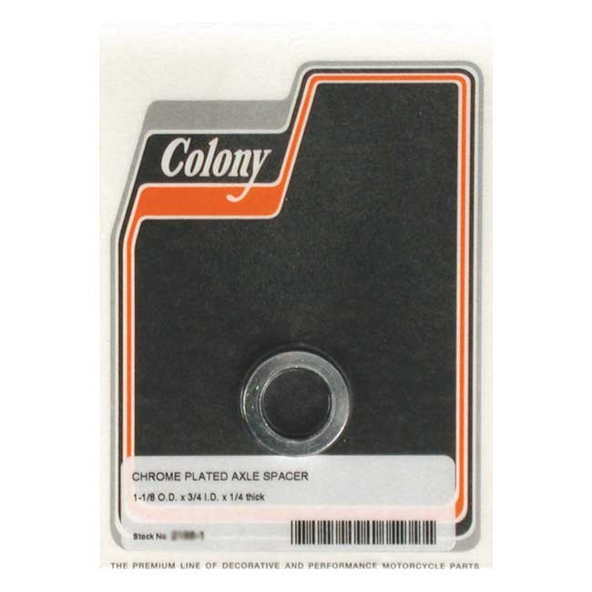 Colony Univ. Axle Spacer 1/4 Inch Long Multifit