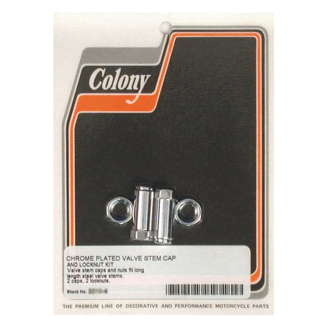 Colony Valve Stem Caps. Long Length Multifit
