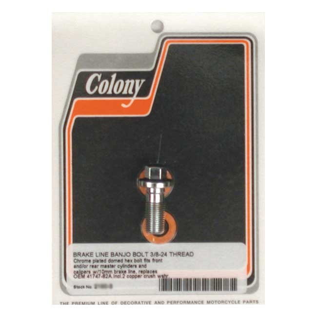 Colony Banjo Bolts, 3/8-24