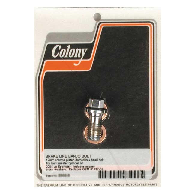 Colony Banjo Bolts, 12Mm X 1.5