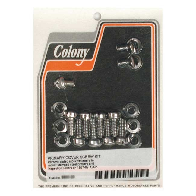 Colony Primary Mount Kit Allen Head, Chrome 57-69 Xlch