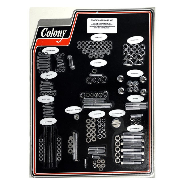 Colony Motor Screw Set 81-84 Shovel