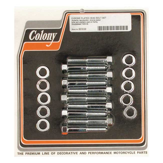 Colony Head Bolt Kit 36-39 Knuckle