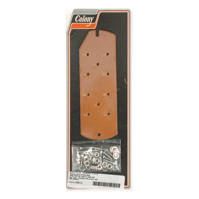 Colony, Electrical Terminal Plate 49-57 B.T.