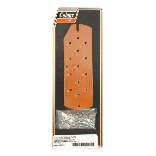 Colony, Electrical Terminal Plate 58-69 B.T.