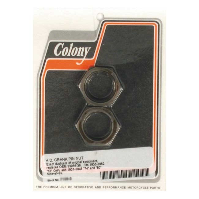 Colony, Crankpin Nuts. 36-52 Models 36-52 61