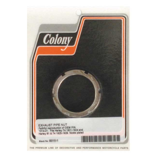 Colony, Exhaust Pipe Nut 21-24 74