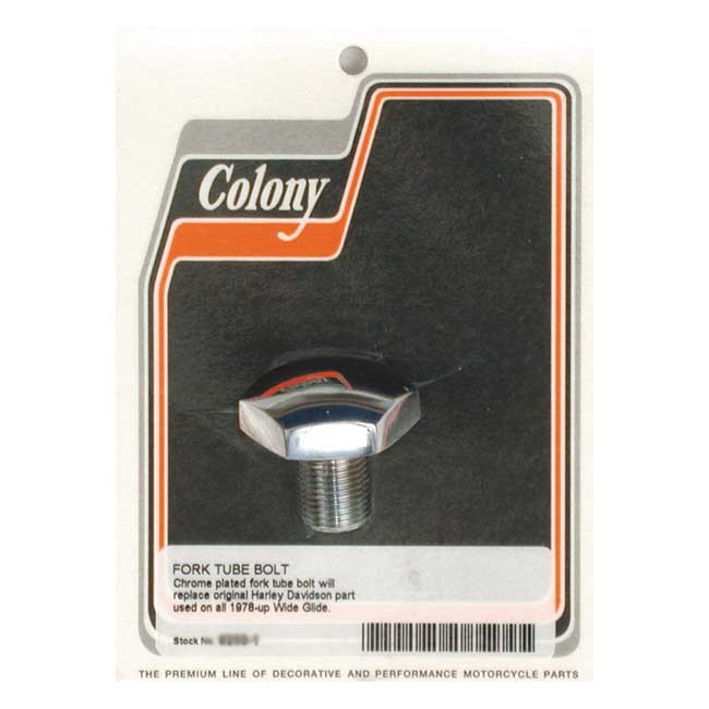 Colony, Fork Tube Cap Bolts L77-84Fl, 80-86Fxwg, 80-83 And 00-13Tourin