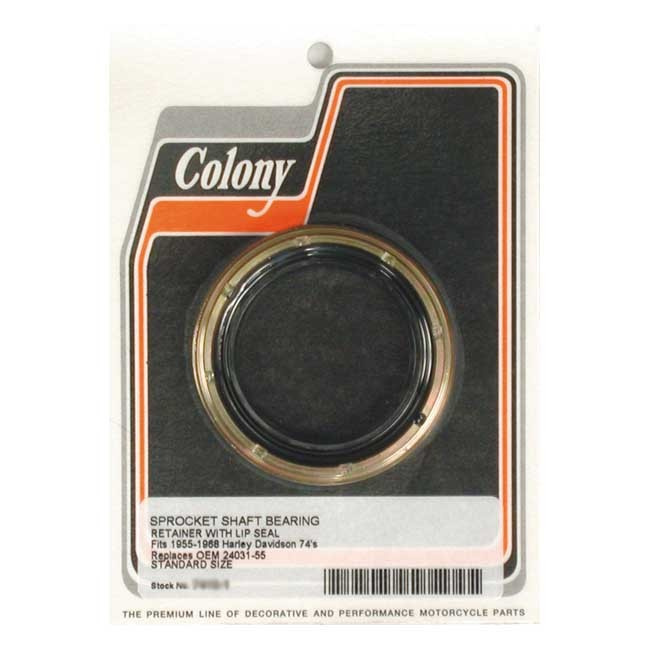 Colony, Sprocket Shaft Oil Seal. Screw Type, Std 55-68 B.T.