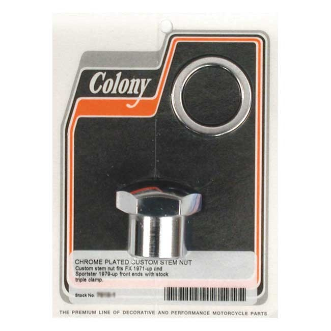 Colony Fork Stem Nut & Washer 78-87 Xl, 71-85 Fx, 82-87 Fxr