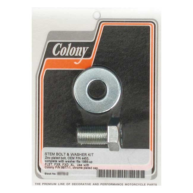 Colony Fork Stem Bolt & Washer Set 87-17 Flst Models (Excl. Fxsb), 88-