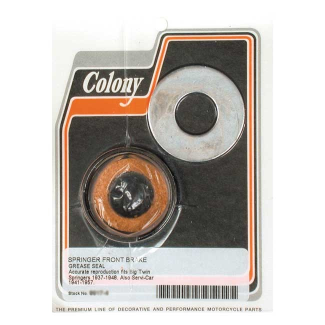 Colony, Springer Front Brake Grease Seal Kit 37-48 B.T., 41-57 45