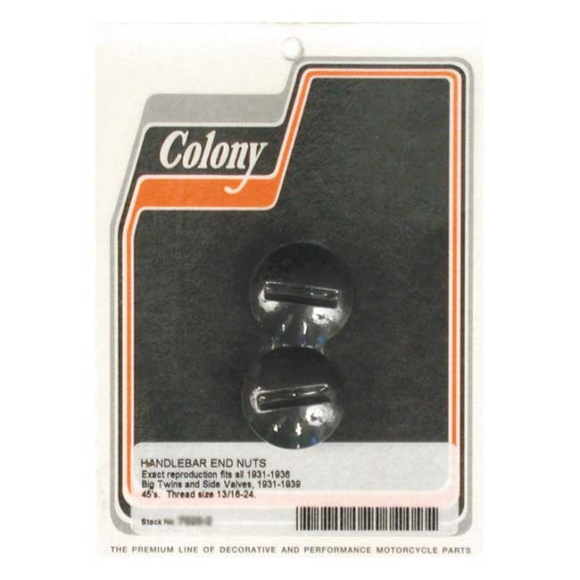 Colony Handlebar End Plugs 31-36 H-D, 31-39 45 Sv