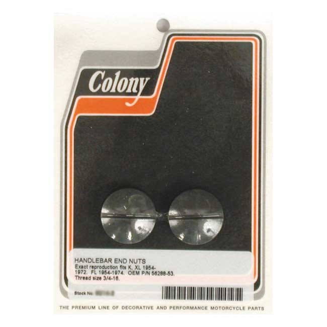 Colony Handlebar End Plugs 54-74 Fl, 54-72 K, Xl
