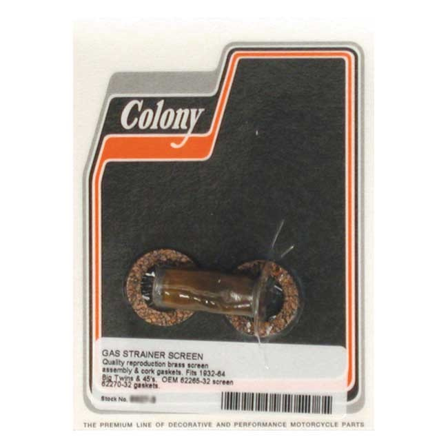 Colony Gas Strainer Screen 36-65 H-D