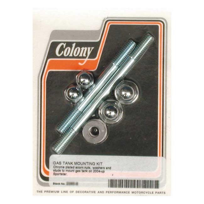 Colony, Gas Tank Mount Kit. Acorn 04-21 Xl Sportster