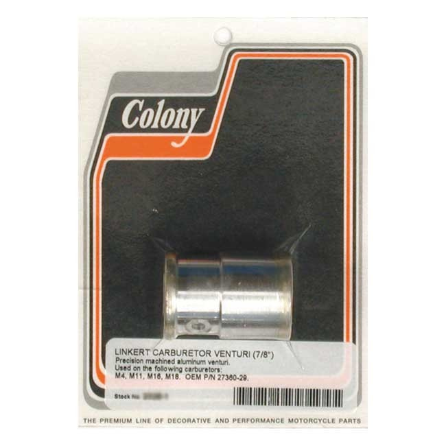 Colony Venturi For Linkert Carb M4/11/16/18