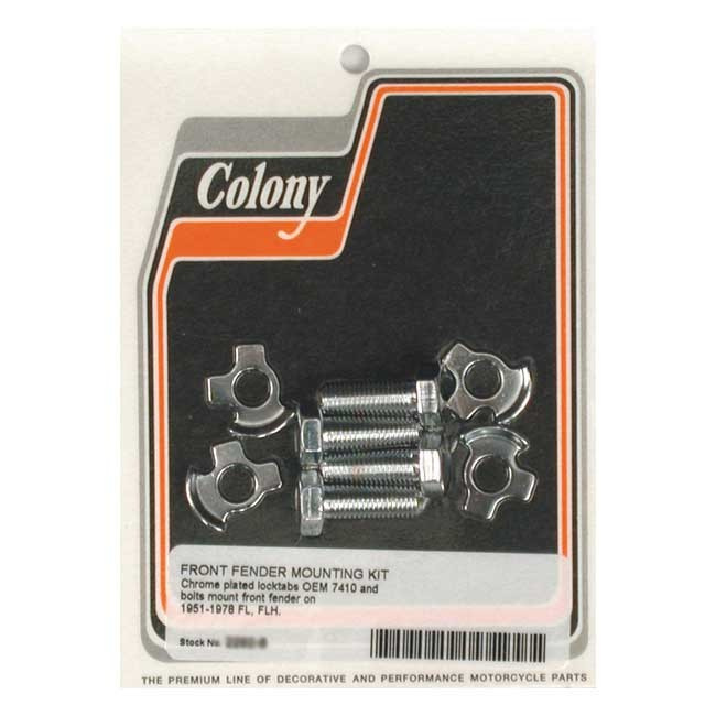 Colony Front Fender Mount Kit 51-78 Fl, Flh