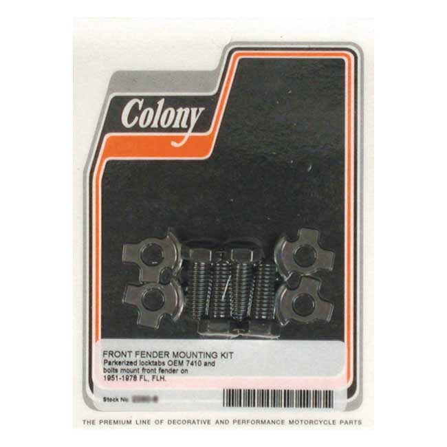 Colony Front Fender Mount Kit 51-78 Fl, Flh