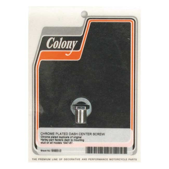 Colony, Center Dash Screw 47-67 Fl & Customs Without Choke Knob On Das