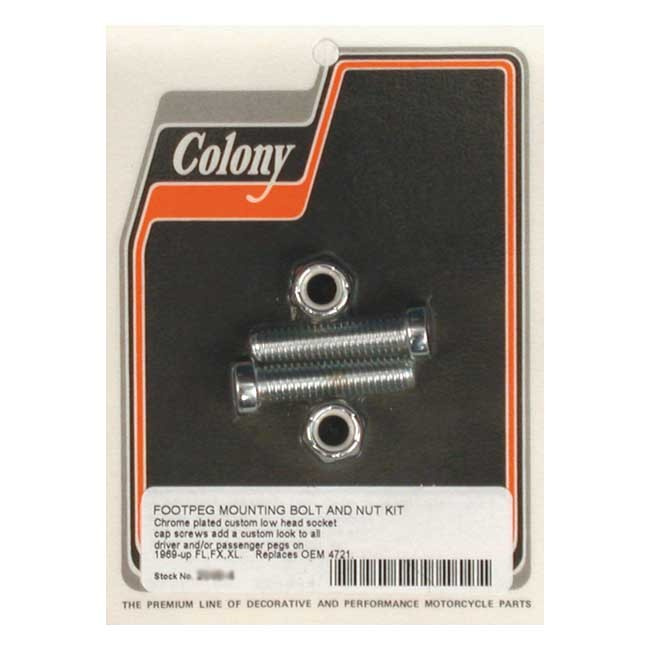 Colony Footpeg Mount Kit 69-Up B.T., Xl
