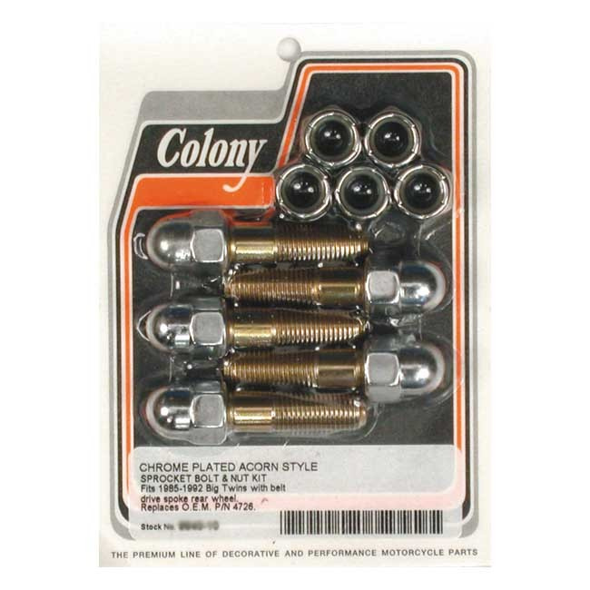 Colony Sprocket Bolt & Nut Kit 85-92 B.T.