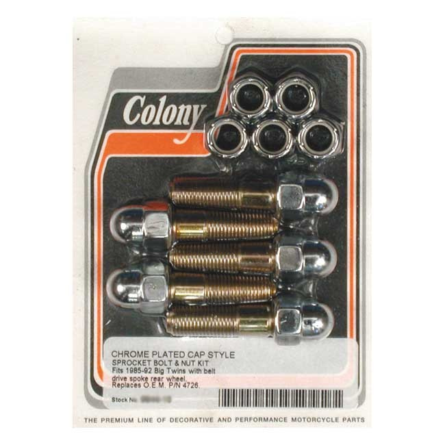 Colony Sprocket Bolt & Nut Kit 85-92 B.T.