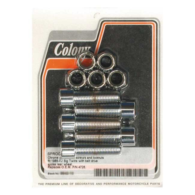 Colony Sprocket Bolt & Nut Kit 85-92 B.T.