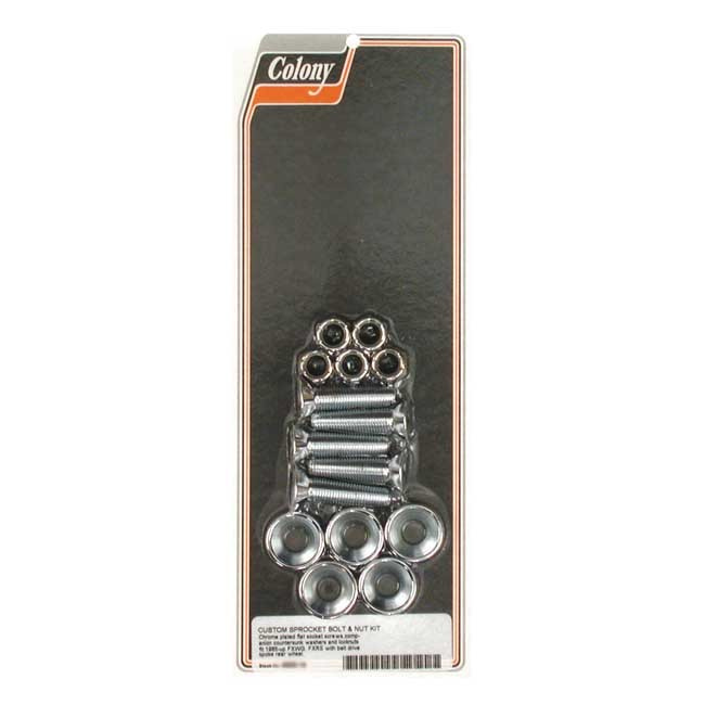 Colony Sprocket Bolt & Nut Kit 85-92 B.T.