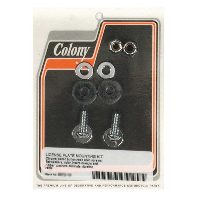 Colony License Plate Mount Kit Multifit
