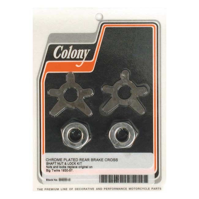 Colony Brake Shaft Lock & Nut Kit 30-57 B.T.