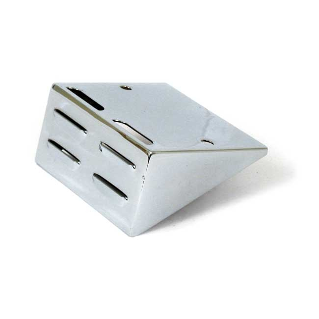 Softail voltage regulator/rectifier cover/visor. Chrome 87-99 Softail